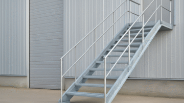 Galvanizli Çelik Merdiven İmalatı ve Montajı